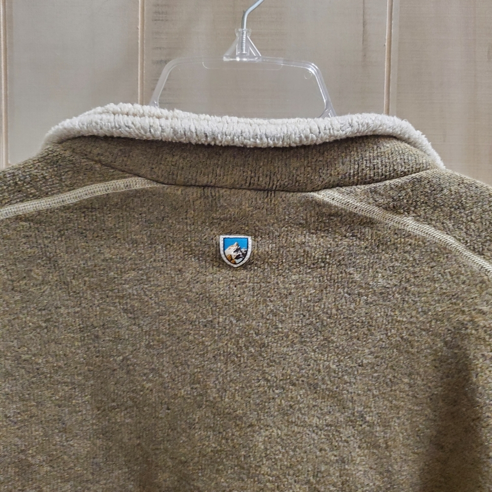 Kuhl Fleece Sherpa Pullover 1/4 Zip Henley Neutral Size M Unisex - Picture 6 of 11
